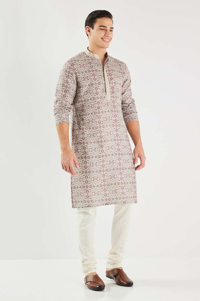 Embroidered-Polyester-Regular-Fit-Men-s-Kurta