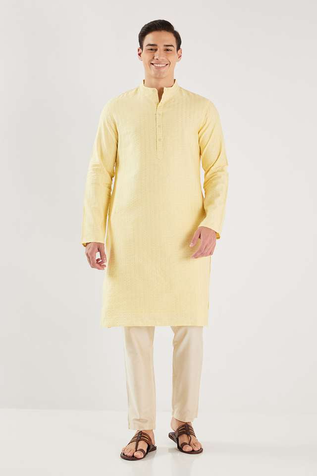 Dobby-Blended-Fabric-Regular-Fit-Men-s-Kurta