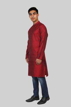 Dobby-Blended-Fabric-Regular-Fit-Men-s-Kurta