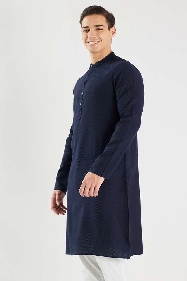 Dobby-Blended-Fabric-Regular-Fit-Men-s-Kurta