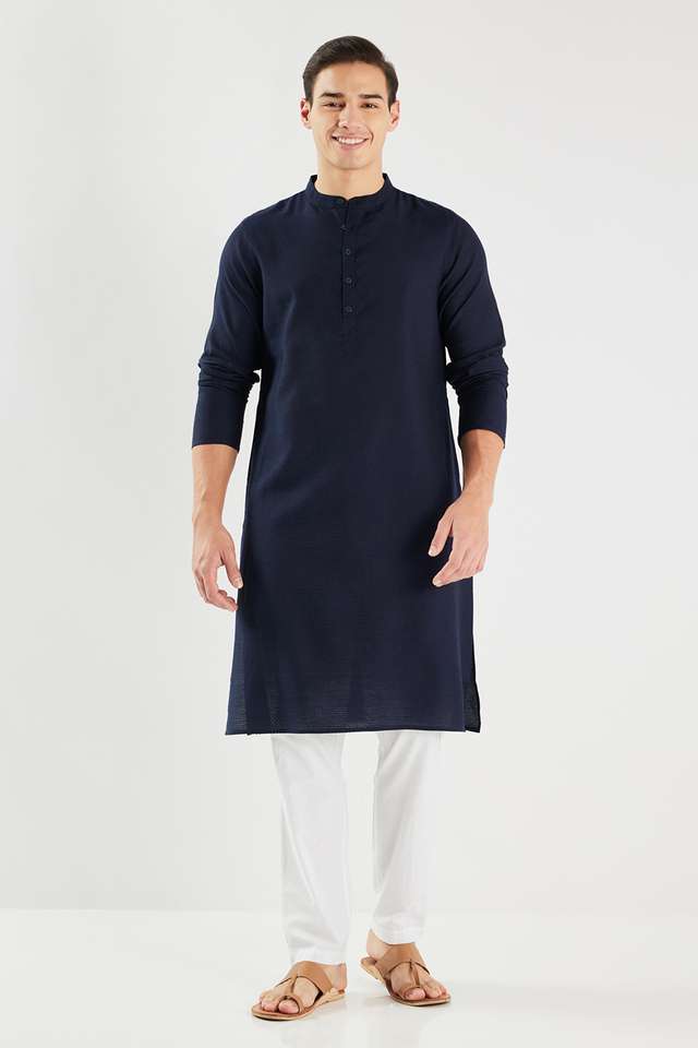 Dobby-Blended-Fabric-Regular-Fit-Men-s-Kurta