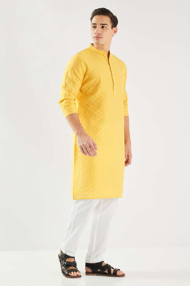 Dobby-Blended-Fabric-Regular-Fit-Men-s-Kurta