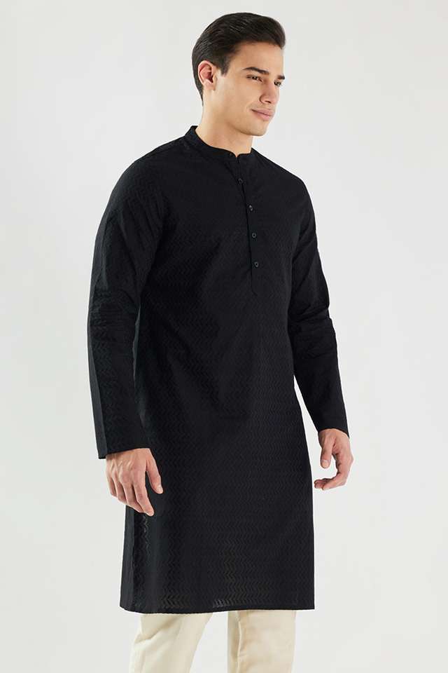 Dobby-Cotton-Regular-Fit-Men-s-Kurta