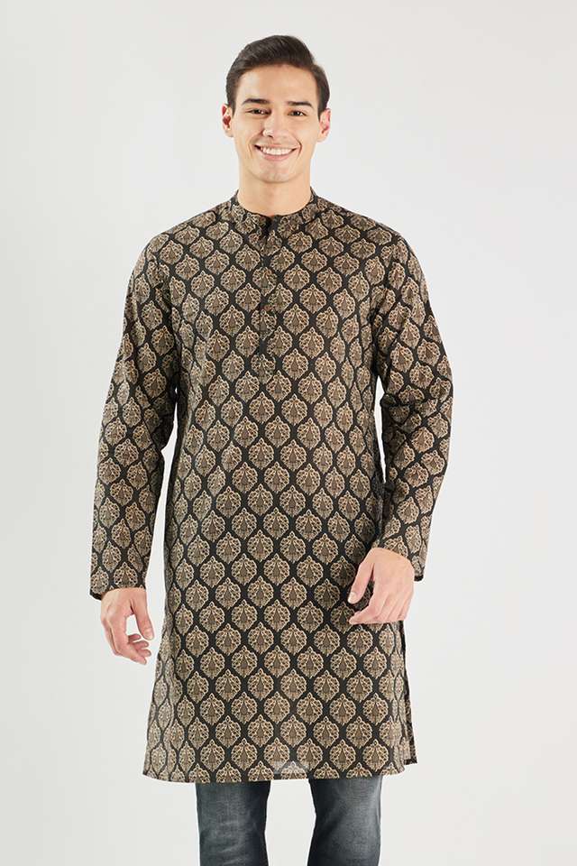 Printed-Cotton-Regular-Fit-Men-s-Kurta