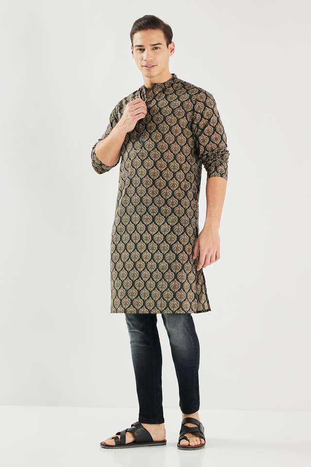 Printed-Cotton-Regular-Fit-Men-s-Kurta