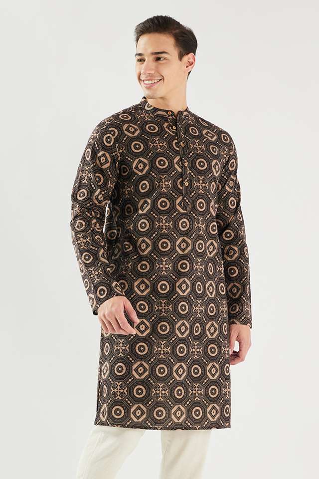 Printed-Cotton-Regular-Fit-Men-s-Kurta