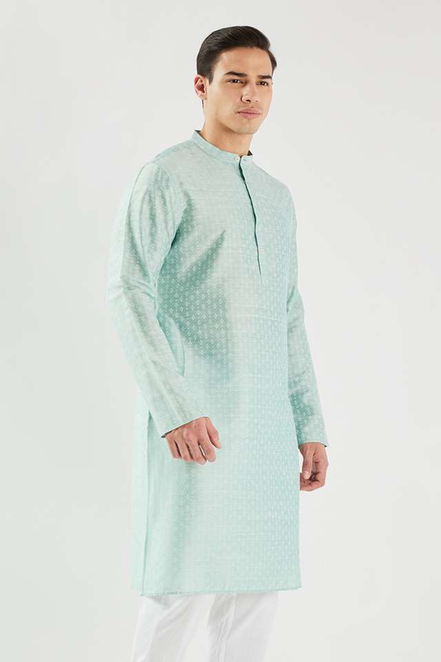 Printed-Blended-Fabric-Regular-Fit-Men-s-Kurta