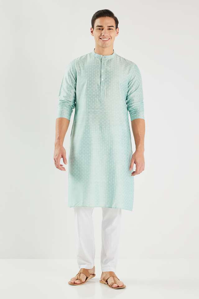 Printed-Blended-Fabric-Regular-Fit-Men-s-Kurta