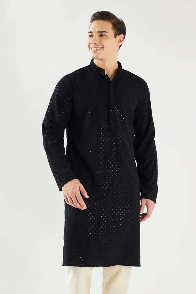 Schiffli-Viscose-Regular-Fit-Men-s-Kurta