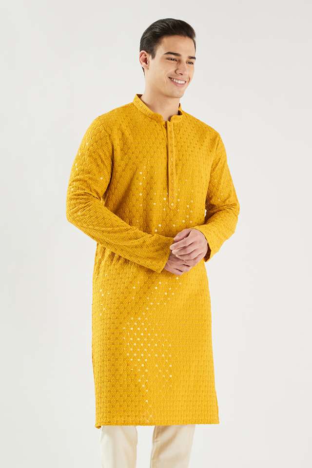 Schiffli-Viscose-Regular-Fit-Men-s-Kurta