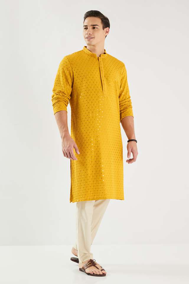 Schiffli-Viscose-Regular-Fit-Men-s-Kurta