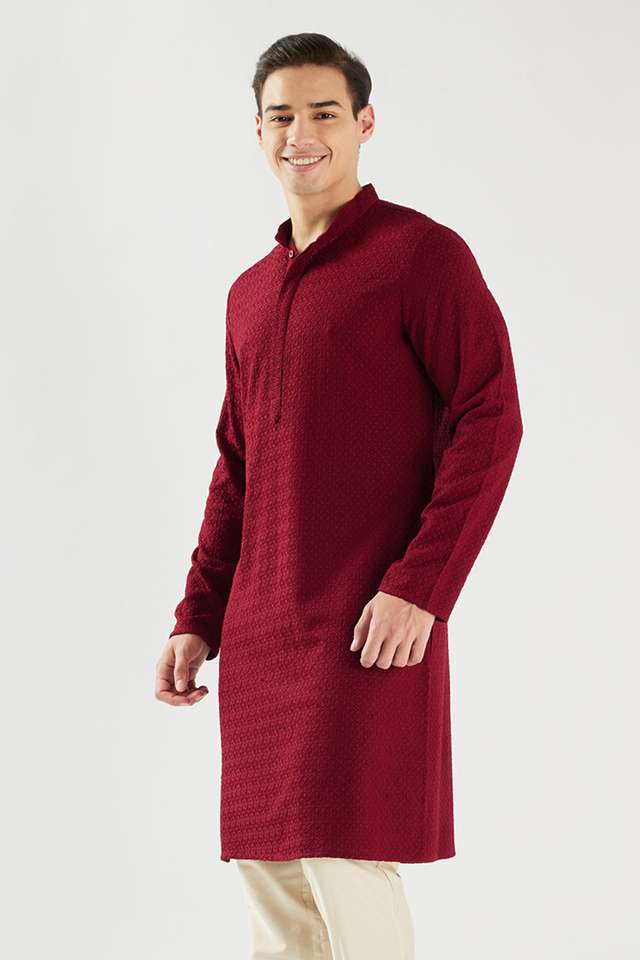 Schiffli-Viscose-Regular-Fit-Men-s-Kurta