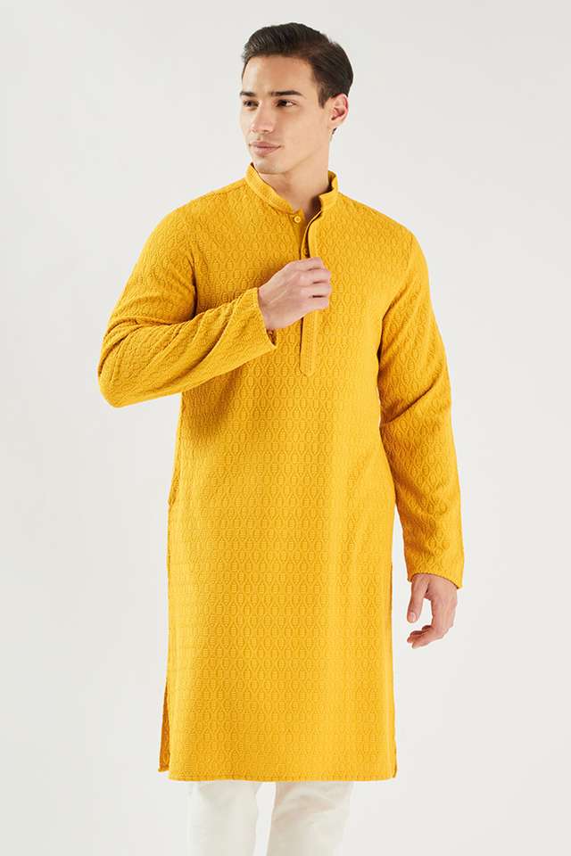 Schiffli-Viscose-Regular-Fit-Men-s-Kurta