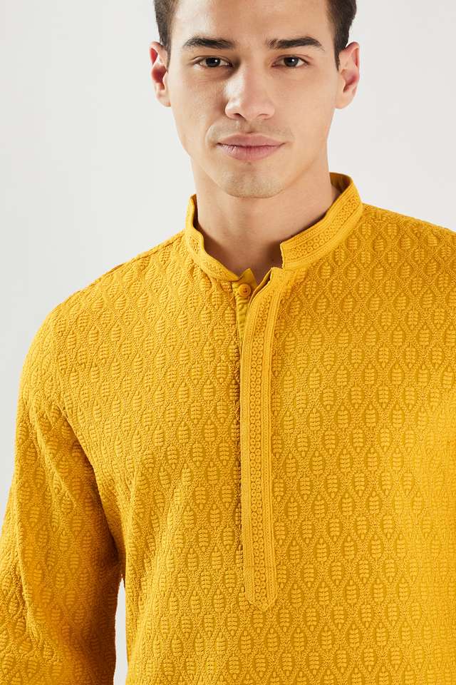 Schiffli-Viscose-Regular-Fit-Men-s-Kurta