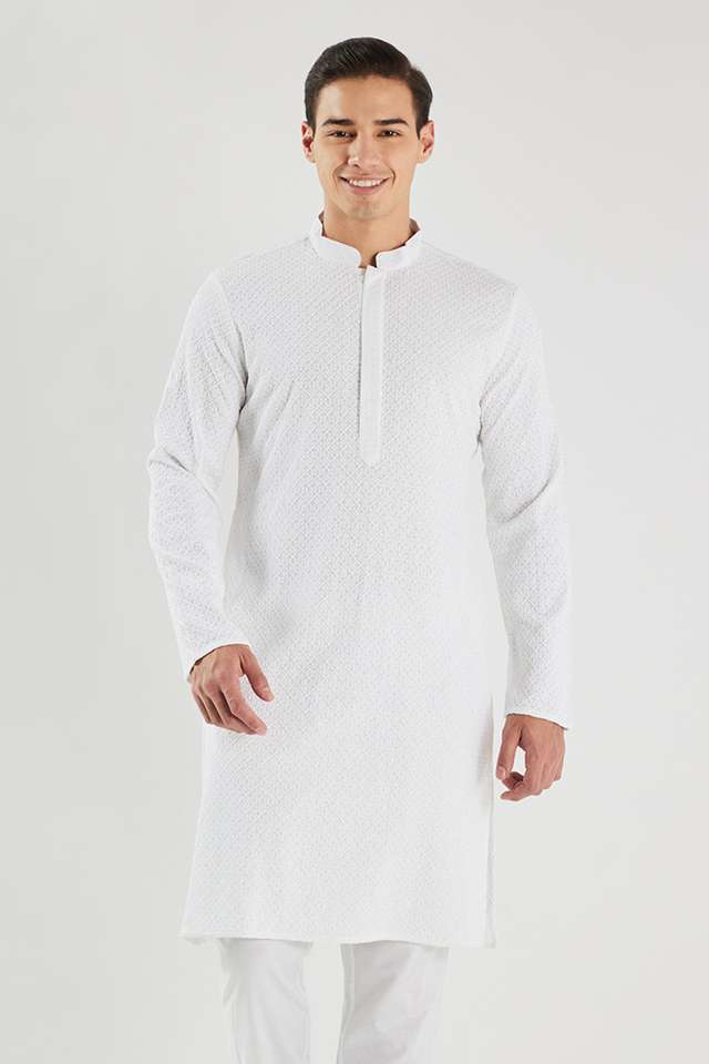 Schiffli-Viscose-Regular-Fit-Men-s-Kurta