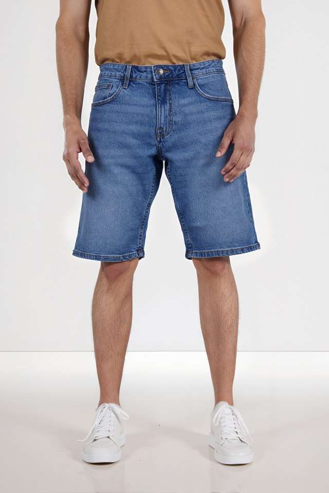 Solid-Cotton-Men-s-Shorts