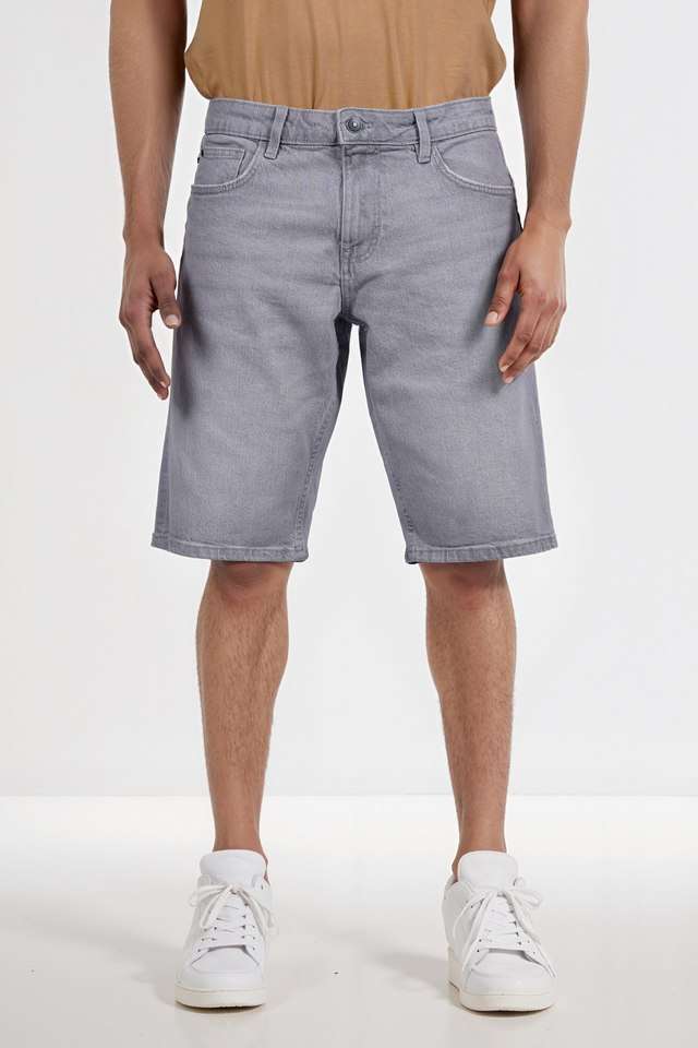 Solid-Cotton-Men-s-Shorts