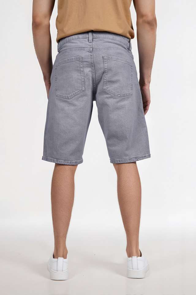 Solid-Cotton-Men-s-Shorts
