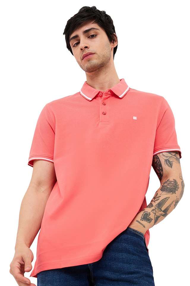 Solid-Cotton-Polo-Men-s-T-Shirt