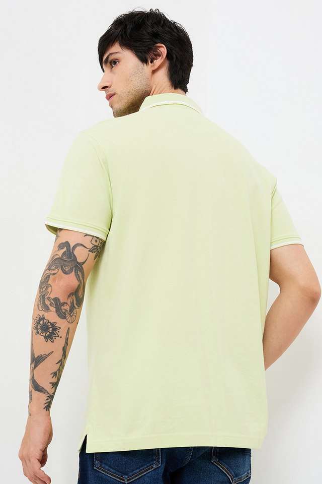 Solid-Cotton-Polo-Men-s-T-Shirt