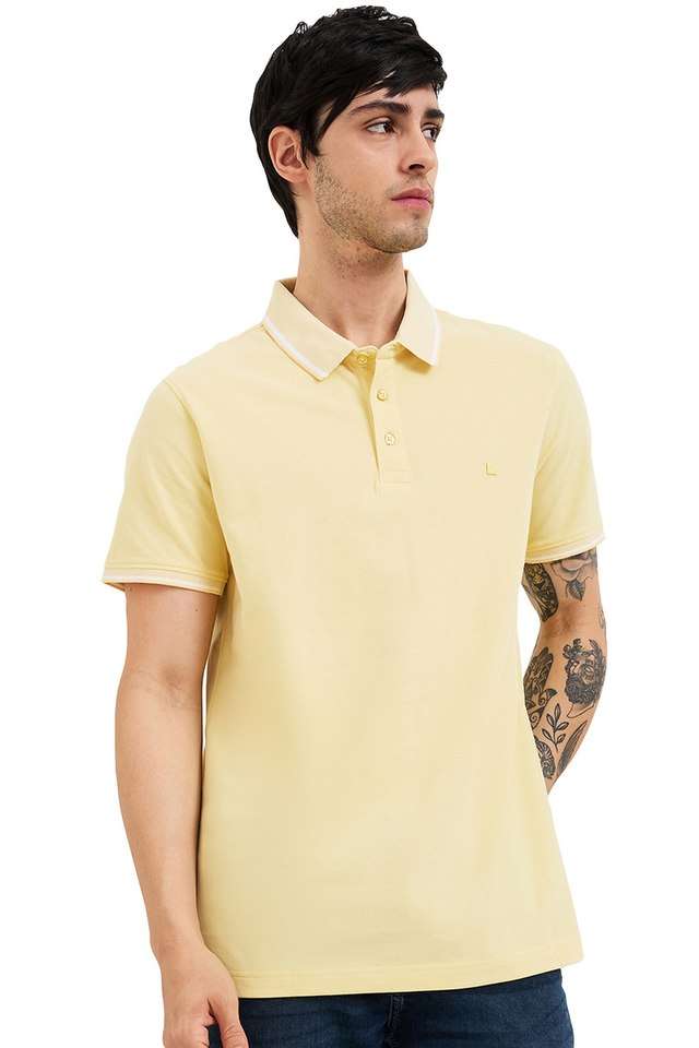 Solid-Cotton-Polo-Men-s-T-Shirt