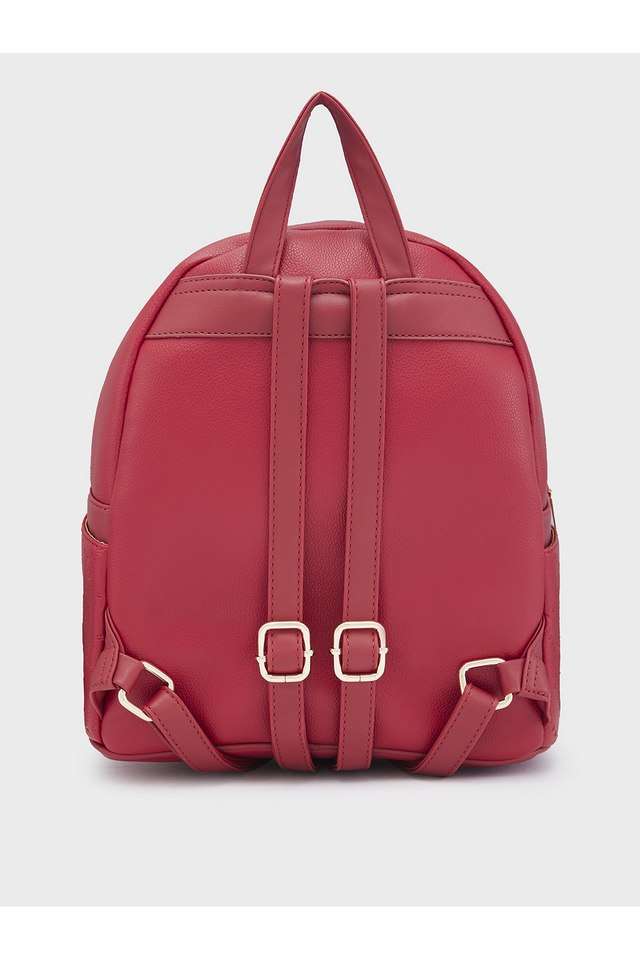 Faux-Leather-Zipper-Closure-Women-s-Casual-Wear-Backpack