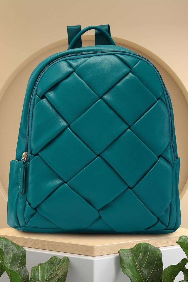 Faux-Leather-Zipper-Closure-Women-s-Casual-Wear-Backpack