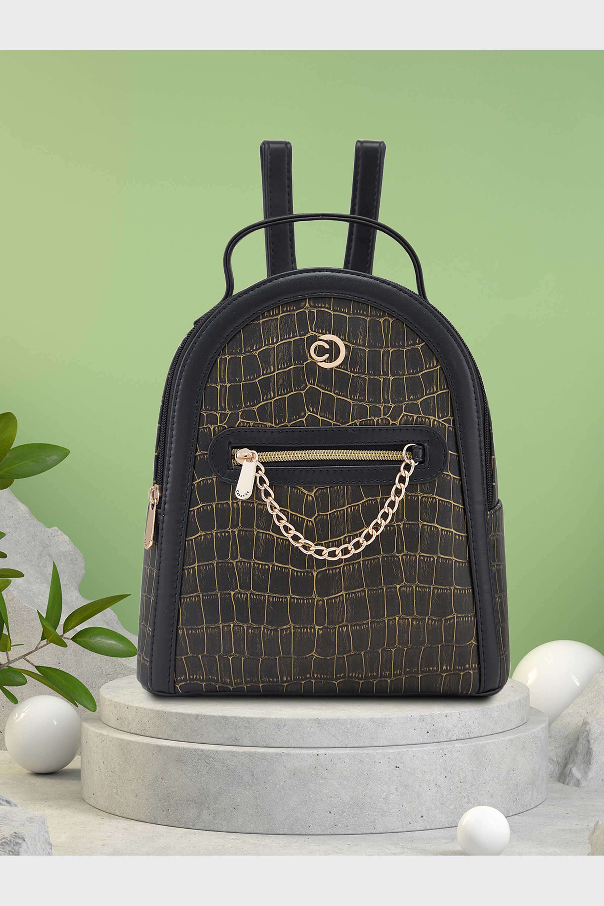 Mist-Collection-Zipper-Closure-PVC-Women-Casual-Wear-Backpack
