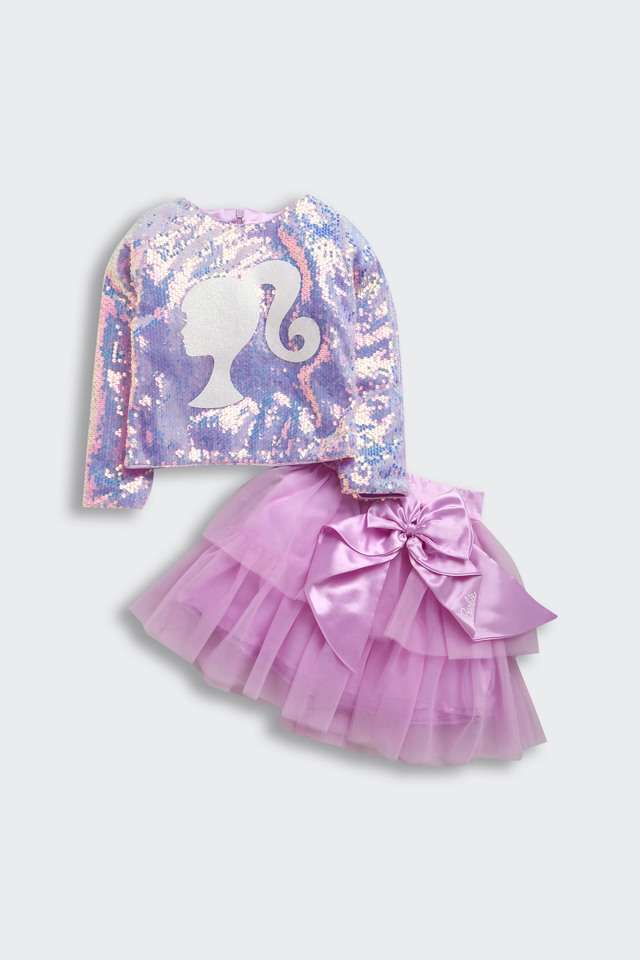 Sequinned-Polyester-Regular-Fit-Girls-Co-Ord-Set