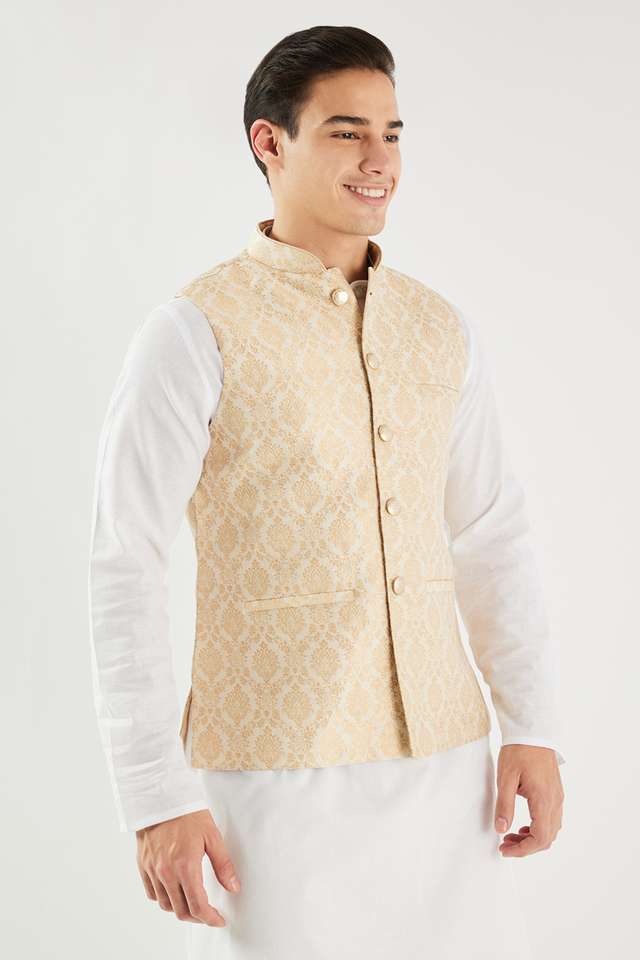 Textured-Polyester-Regular-Fit-Men-s-Waistcoat