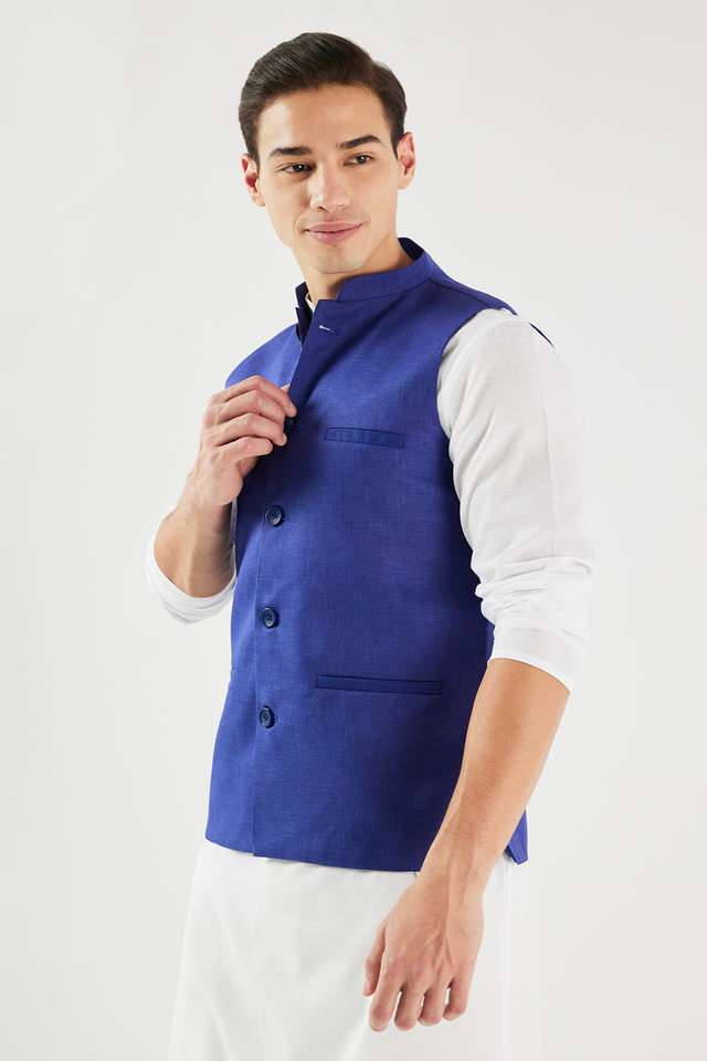 Textured-Blended-Fabric-Regular-Fit-Men-s-Waistcoat