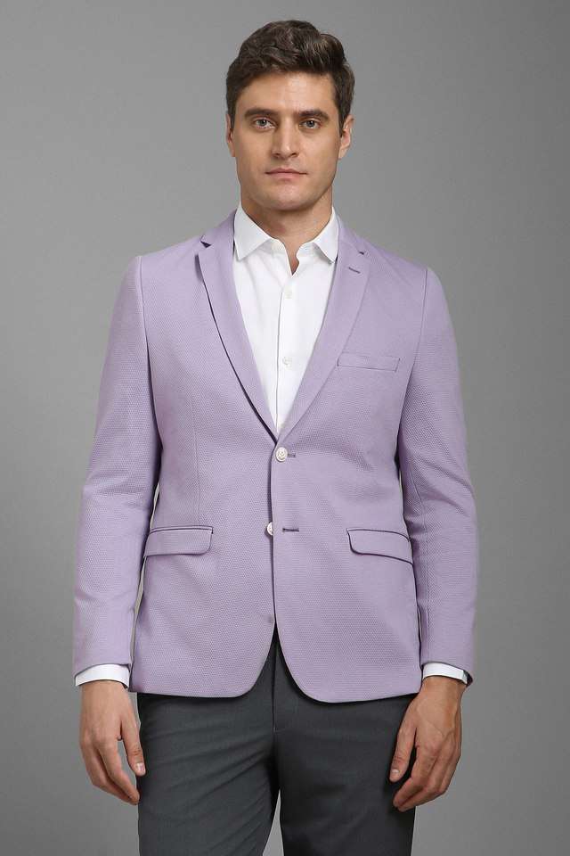 Checks-Blended-Fabric-Slim-Fit-Men-s-Formal-Wear-Blazer