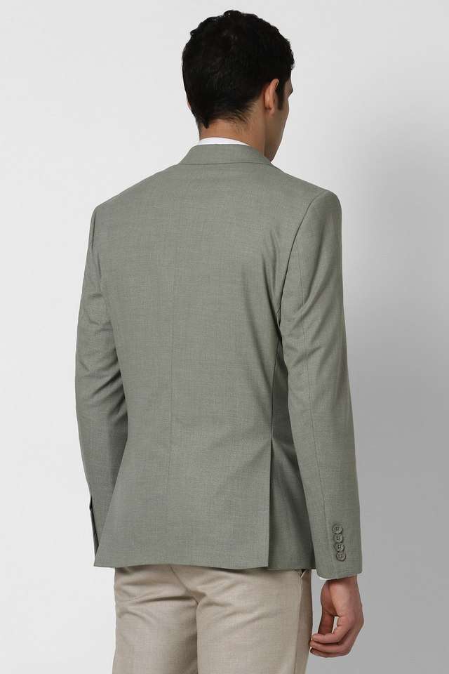 Solid-Blended-Fabric-Slim-Fit-Men-s-Formal-Wear-Blazer