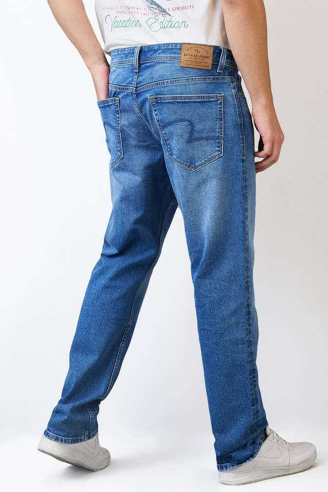 Light-Wash-Cotton-Regular-Fit-Men-s-Jeans