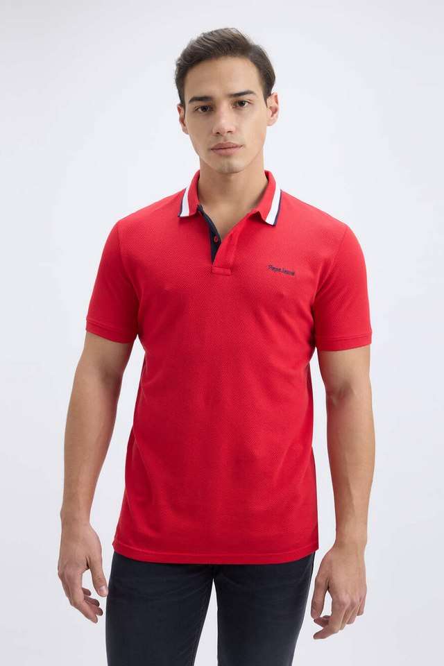 Solid-Cotton-Polo-Men-s-T-Shirt
