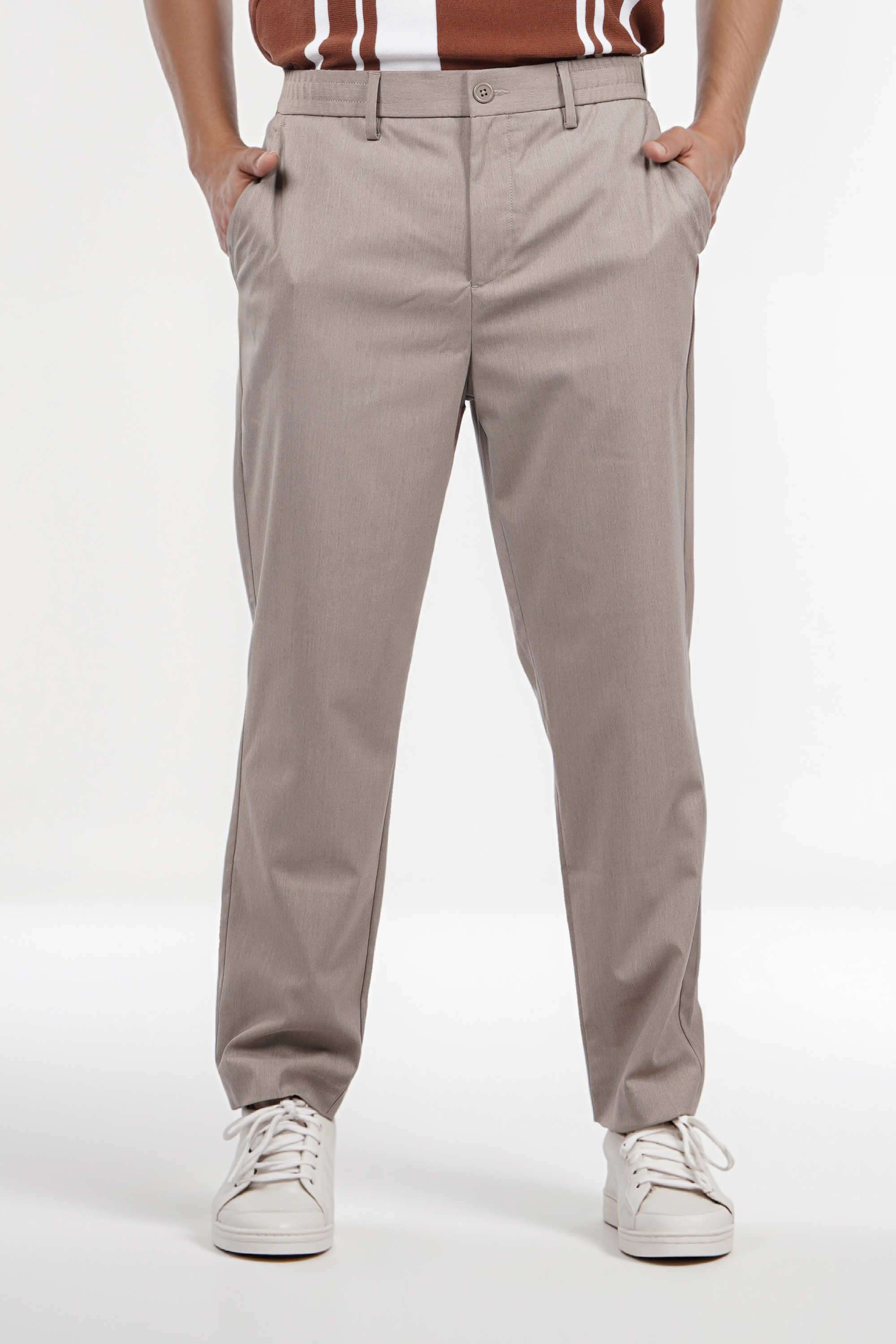 Solid-Polyester-Regular-Fit-Men-s-Casual-Wear-Trousers