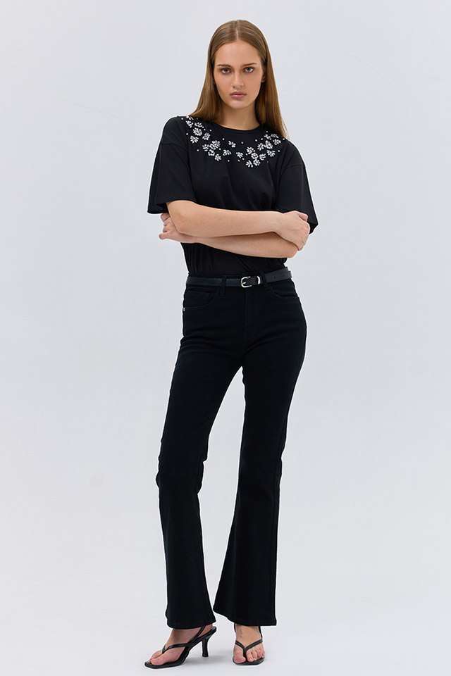 Solid-Cotton-Regular-Fit-Women-s-Top