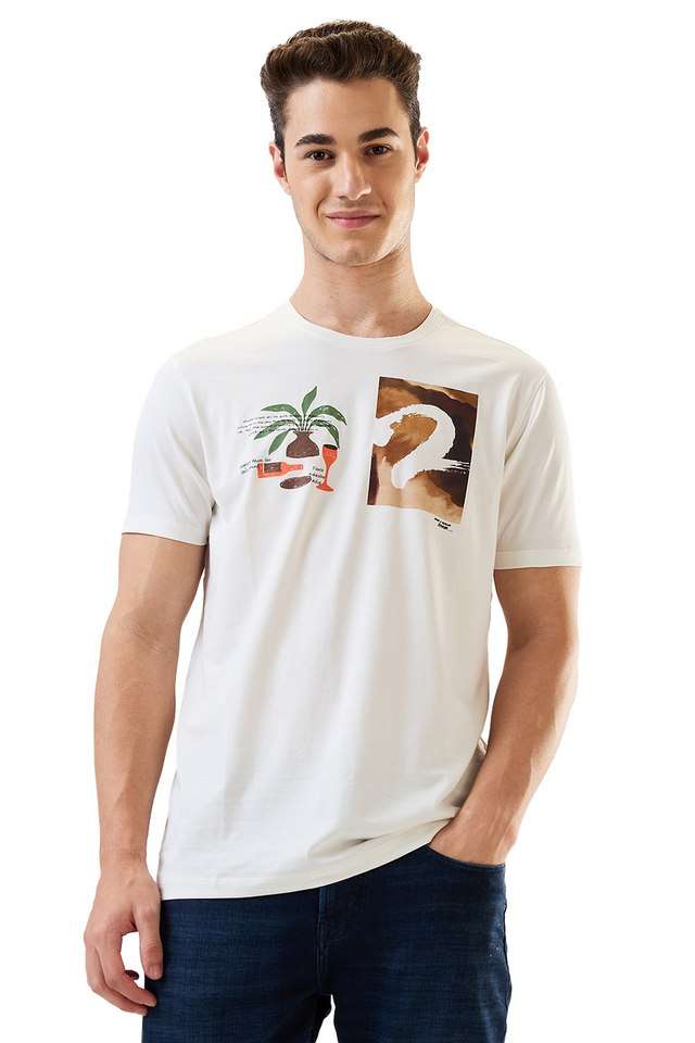 Solid-Cotton-Round-Neck-Men-s-T-Shirt