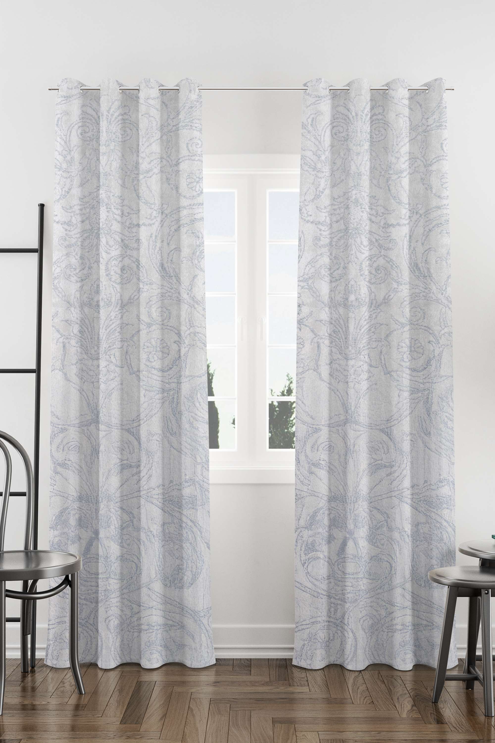 Adorne-Do-Damask-Blue-Door-Curtain-1.3-x-2.25M