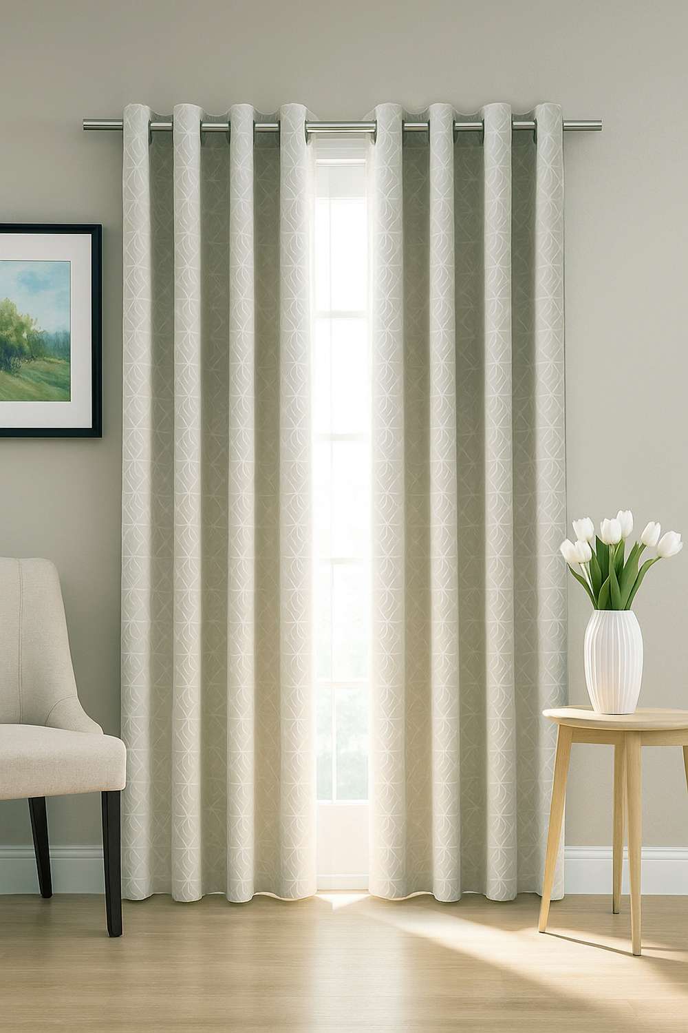 Adorne-Bo-Lines-Beige-Window-Curtain-1.1-x-1.52M
