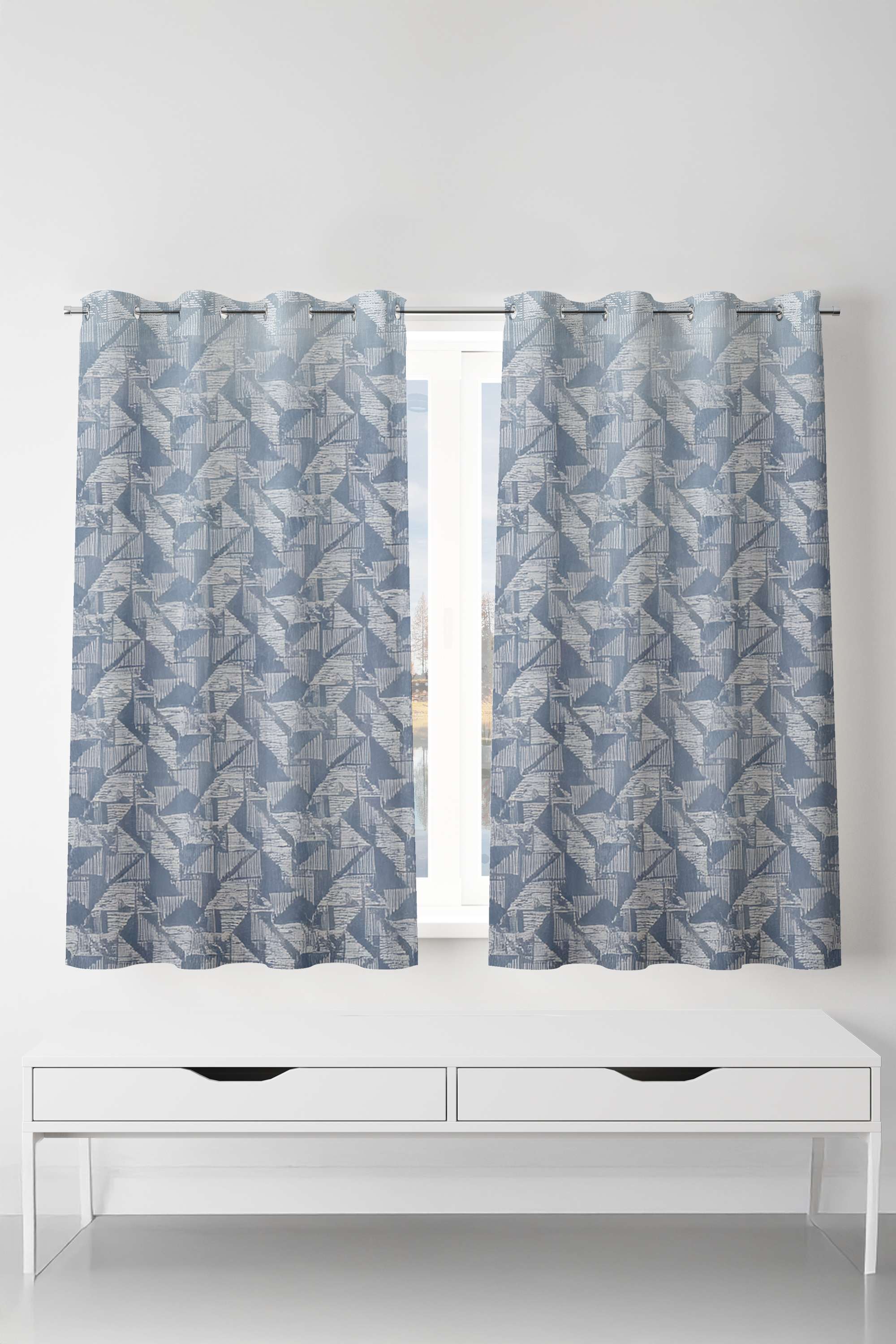 Adorne-Bo-Geo-Blue-Window-Curtain-1.1-x-1.52M