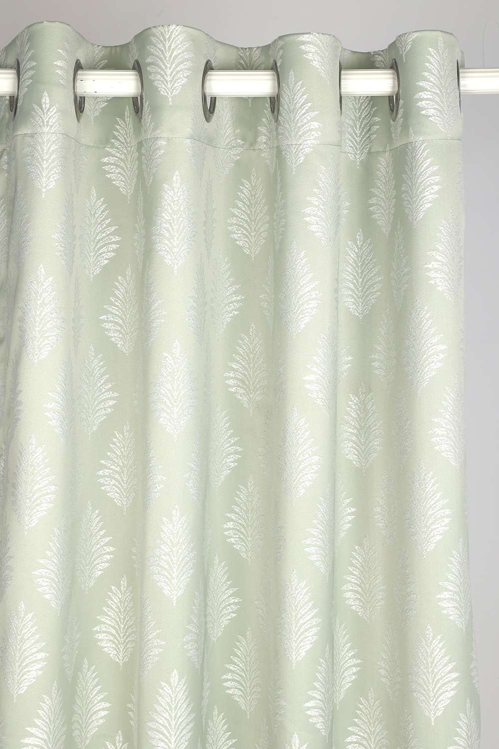 Adorne-Bo-Butta-Mint-Window-Curtain-1.1-x-1.52M