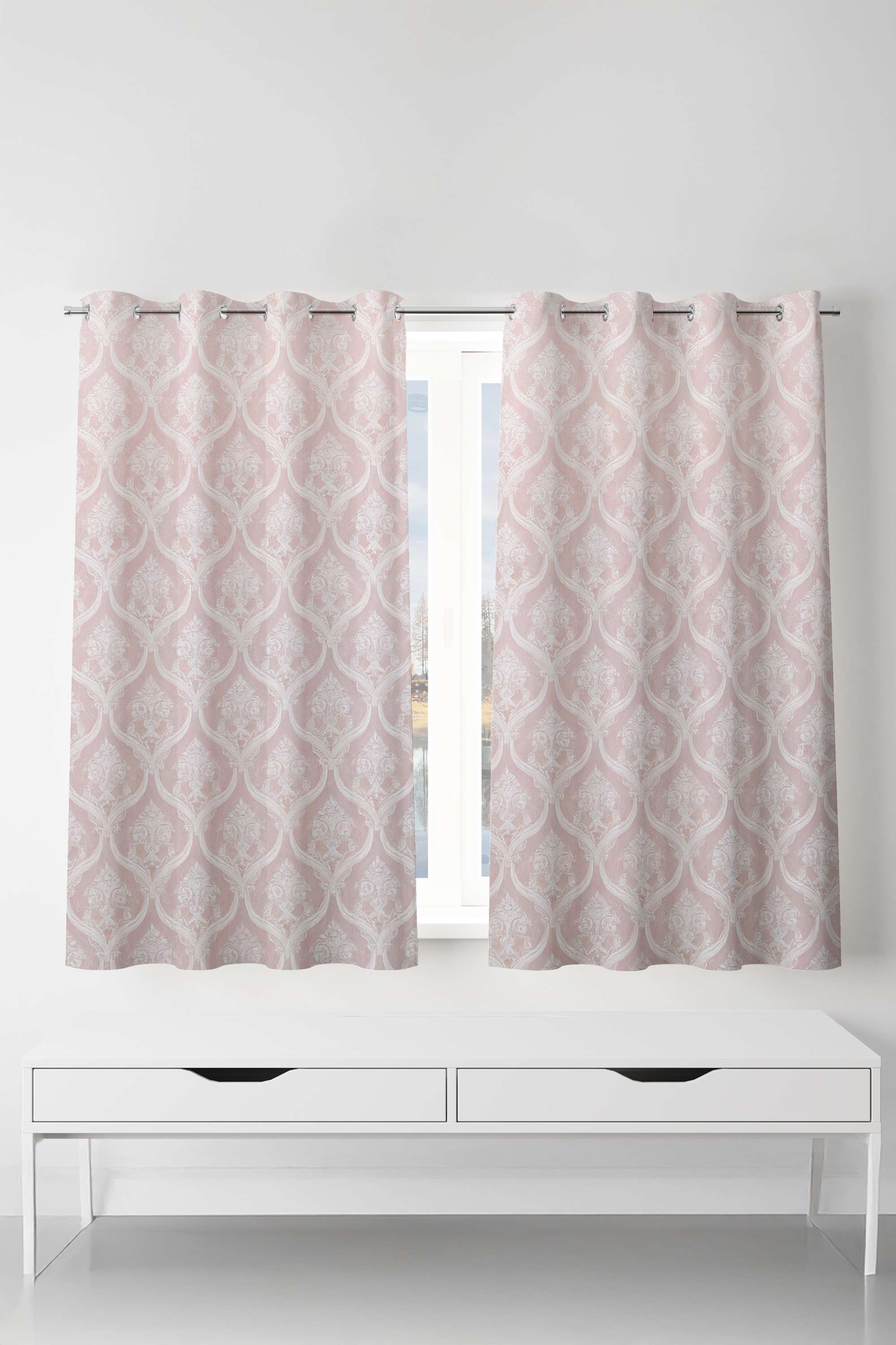 Adorne-Bo-Damask-Pink-Window-Curtain-1.3-x-1.52M