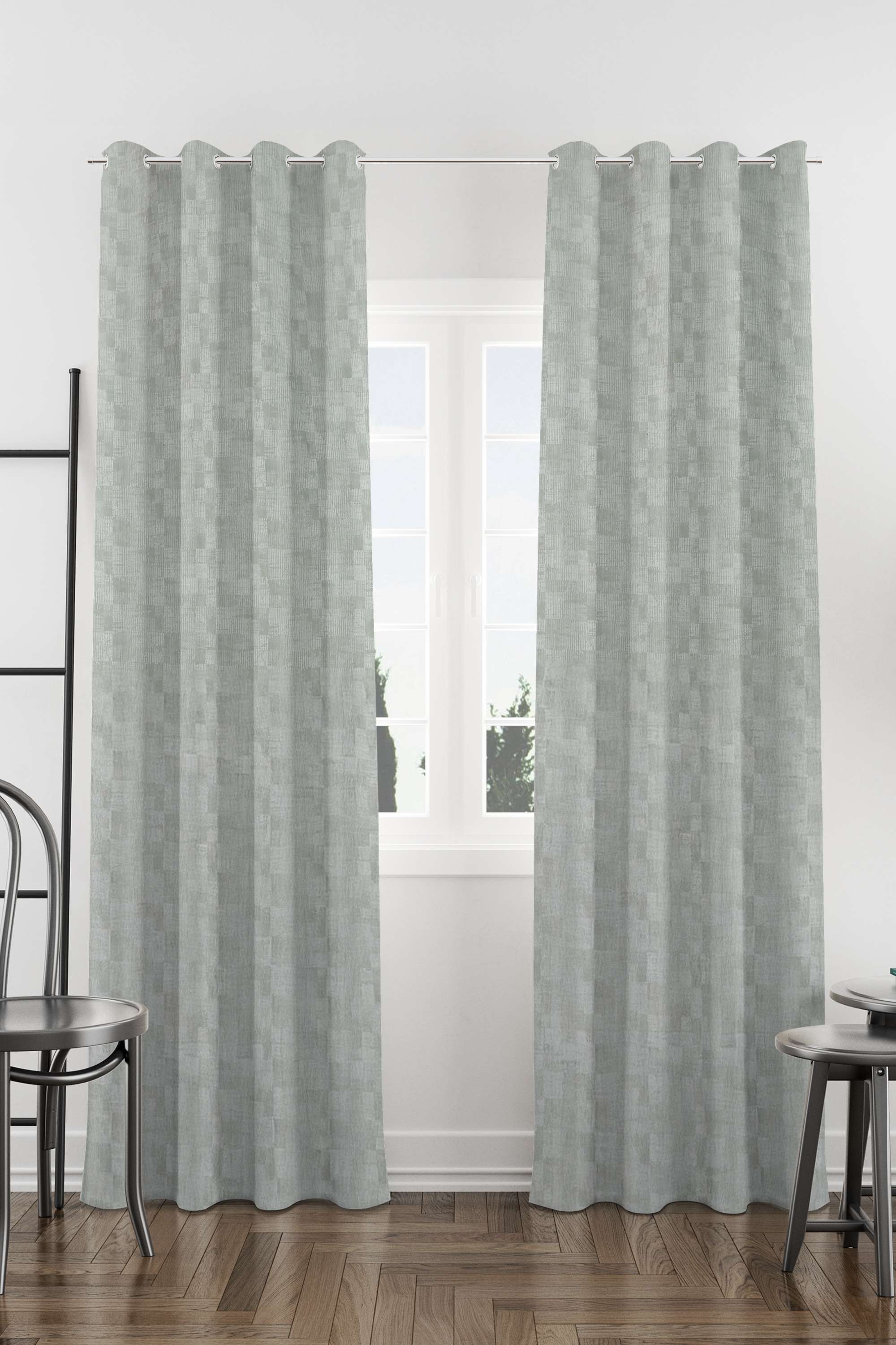 Adorne-Bo-Tex-tured-Grey-XL-Door-Curtain1.3-x-2.74M