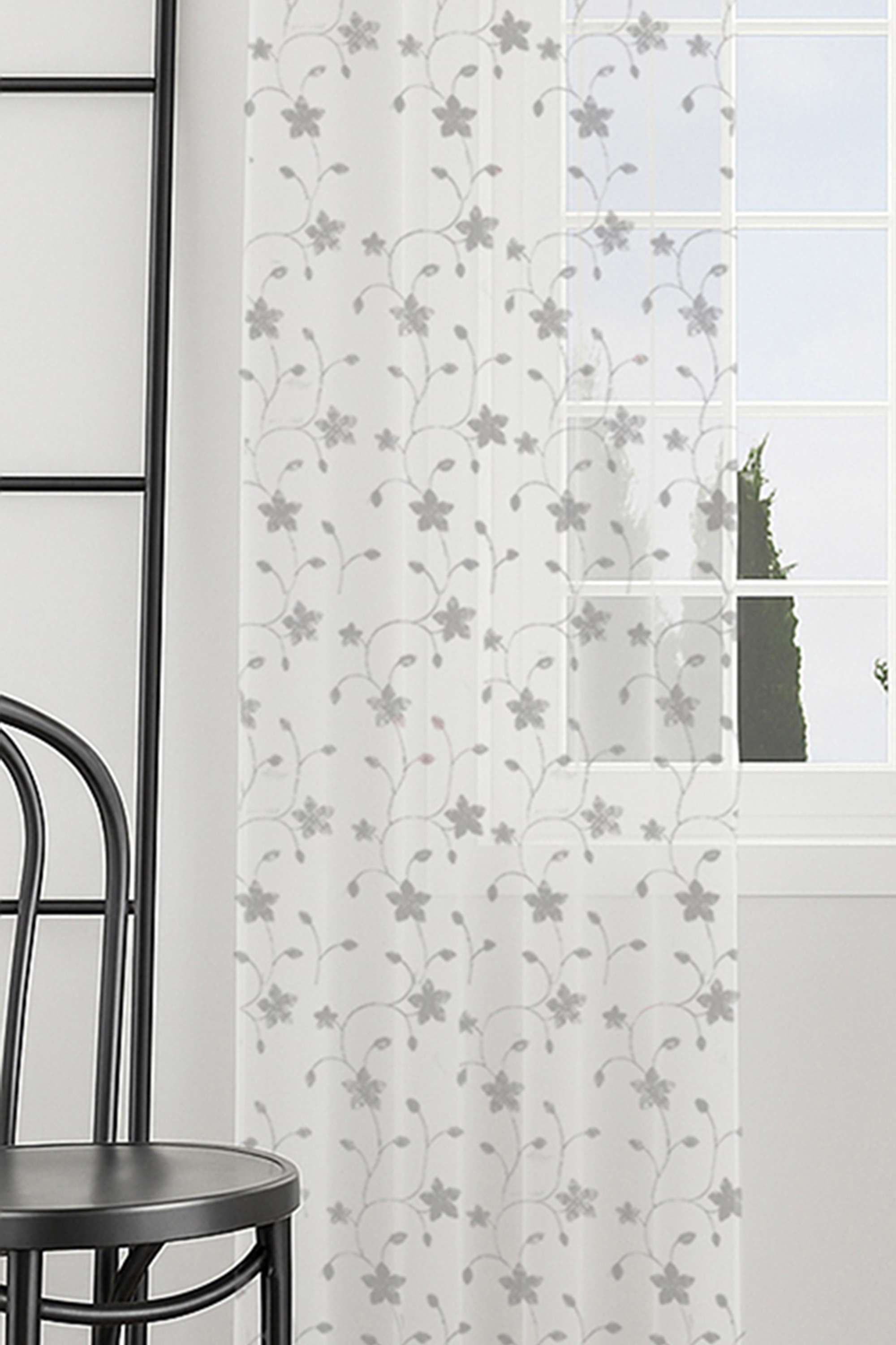 Adorne-Sheer-Emb-Grey-XL-Door-Curtain-1.1X2.74M