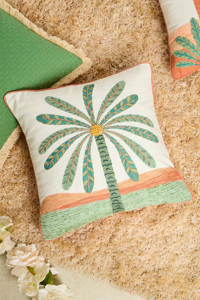 UO-Palm-Tree-Large-Green-Cotton-Cushion-Cover-40x40-cm