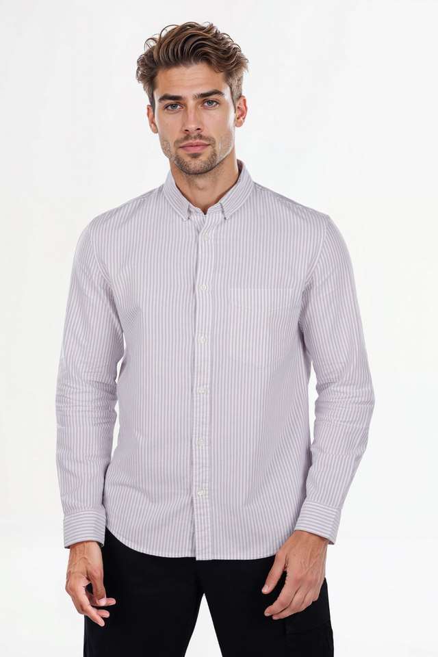 Stripes-Cotton-Regular-Fit-Men-s-Casual-Wear-Shirt