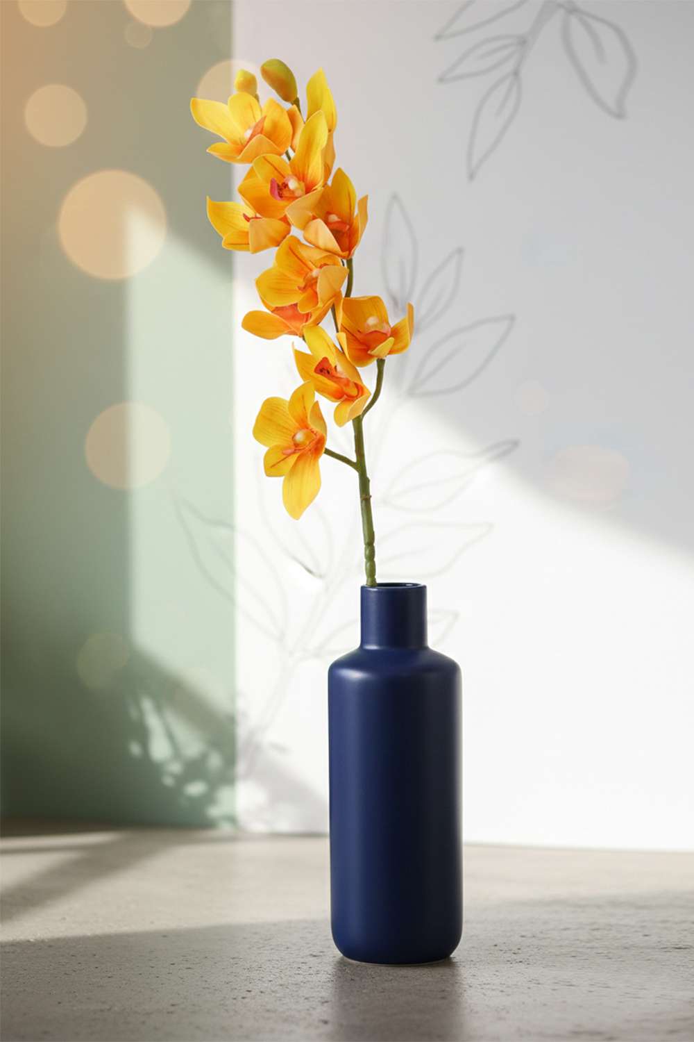 Florasilk-Orchid-Modern-Plastic-Artificial-Stem-76-cm