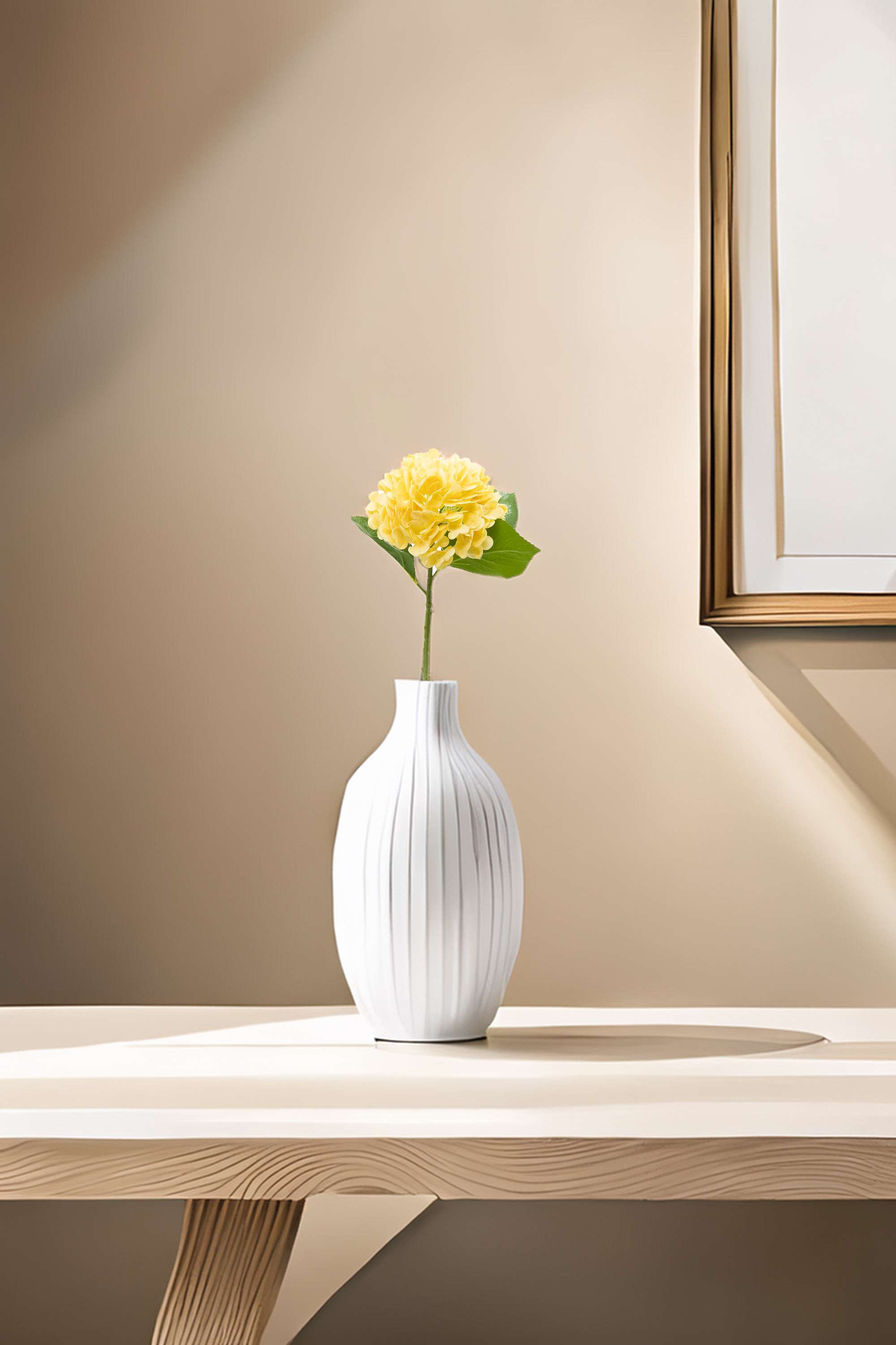 Florasilk-hydrangea-flower-stem-yellow-50CM