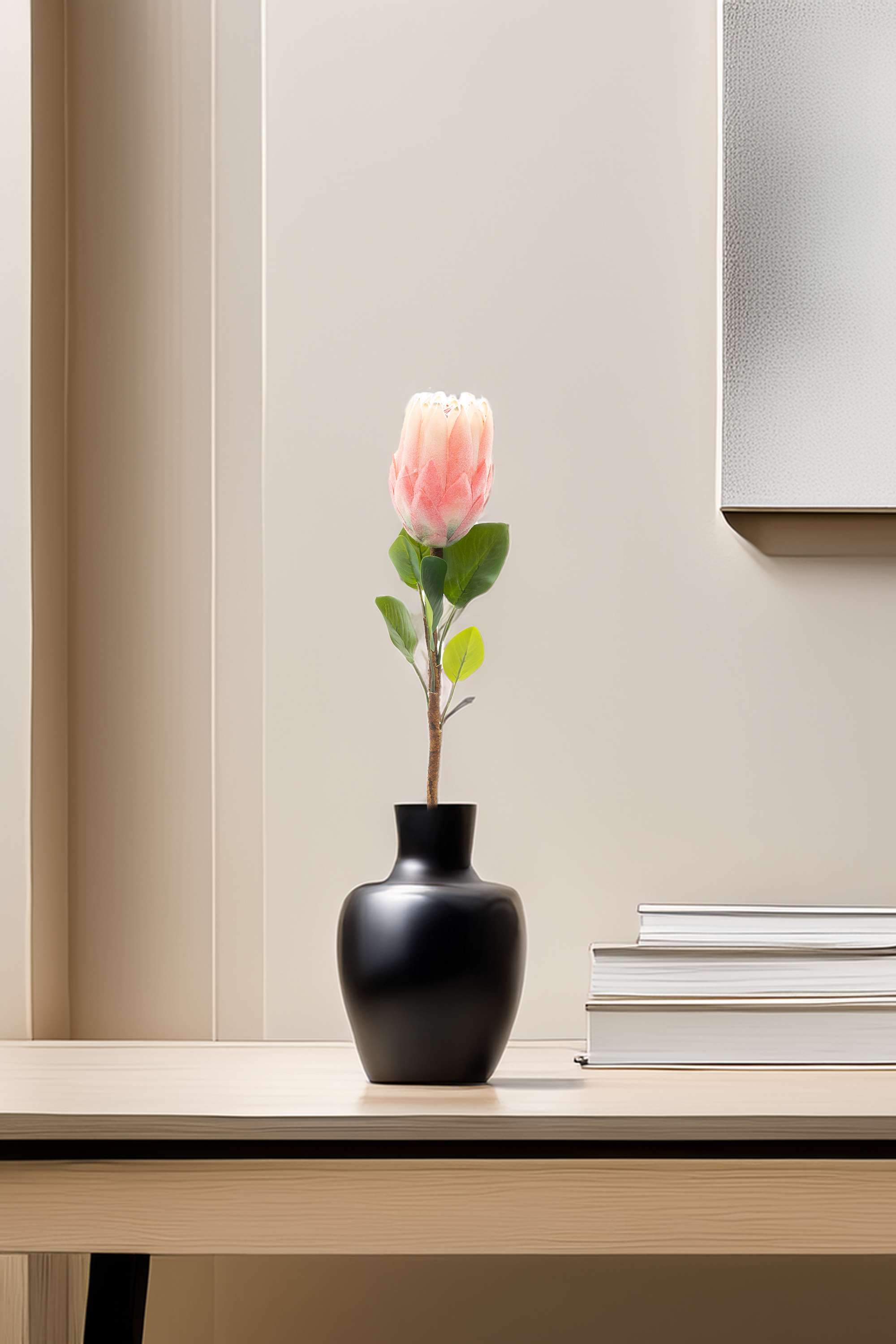 Florasilk-Protea-Flower-Stem-Pink-67Cm